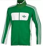 2019U hommes adidas vestes modeles explosion mode promotions enumeres vert blanc ynv